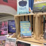 New releases on a shelf